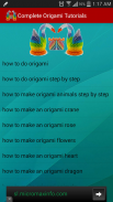 Complete Origami Tutorials screenshot 0