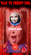 Creepy chucky Doll Video call screenshot 8