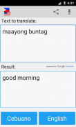 Cebuano English Translator Pro screenshot 5