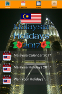 Malaysia Holidays 2017 screenshot 1