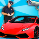 lalu lintas k kamera polisi 3d Icon