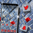 3D Sliver Square Launcher Theme