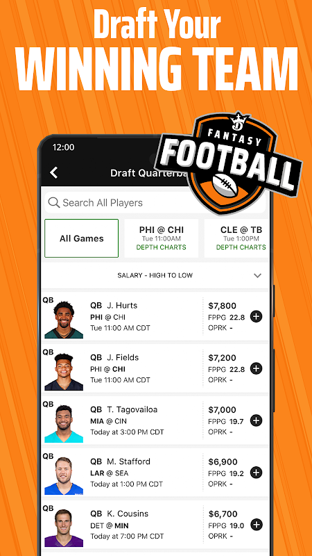 DraftKings Fantasy Sports - APK Download for Android