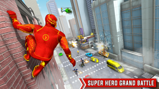 Rope Hero Robot Spider Games screenshot 1