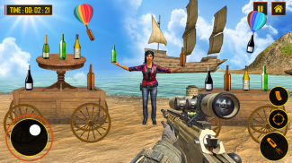 3D Bottle Target Shooting Games: New FPS Gun Games screenshot 1