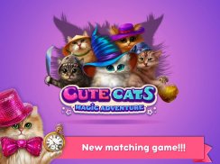 Cute Cats: Classic Match 3 screenshot 1