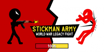 الجيش stickman الحرب العالمية تراث القتال screenshot 2