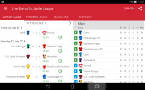 Live Scores Jupiler Pro League screenshot 6