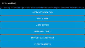 HP Networking screenshot 1