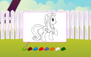 Coloring Game-Pony screenshot 1