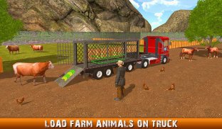 Offroad Farm Animal Truck: Driving Games 2019 screenshot 3