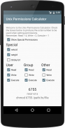Unix/Linux Permissions Calculator screenshot 1