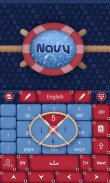 Navy Go Keyboard screenshot 6