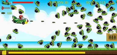 Airplane vs UFO: 2D game screenshot 2