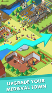 Idle Medieval Town - Magnate, Clicker, Medievale screenshot 4