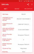 Tarjeta SIM Info screenshot 2