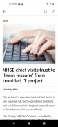 HSJ - Health Service Journal screenshot 2