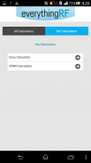 RF Calculators screenshot 1