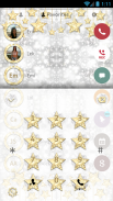 Glitter Gold Stars PhoneTheme screenshot 2