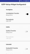 SZÉP Card Widget screenshot 5