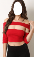 Women Crop Tops Photo Suit screenshot 14