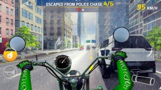 Piloto de motocicleta - Moto Highway Rider screenshot 3