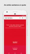 Color My Name: A color match for anything you type screenshot 2