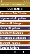 MATHEMATICS COMPENDIUM - FREE VERSION screenshot 1