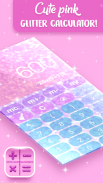 Pretty Pink Glitter Calculator screenshot 2