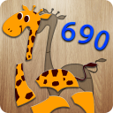 690 Puzzles for preschool kids Icon