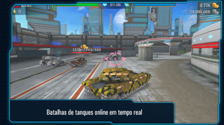 Iron Tank: Jogos de Tanques Multiplayer Grátis screenshot 3