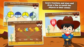 Cowboy Kids First Grade Games screenshot 2