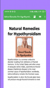 Natural Remedies For Hypothyroidism screenshot 1