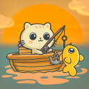 Fishing Games-Fisher Cat Saga！ Icon