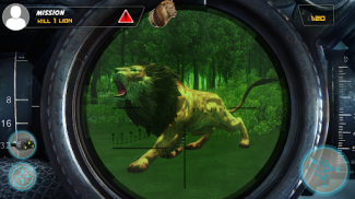 动物狩猎狙击手射击游戏：丛林野生动物园 screenshot 0