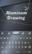 Aluminum Drawing GO Keyboard screenshot 0