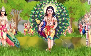 4D Lord Murugan Live Wallpaper screenshot 1