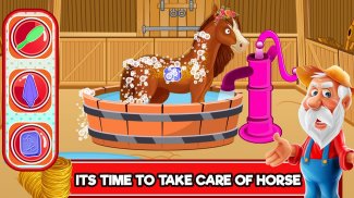 Horse Farm Manager: Unicorn Makeover & Daycare screenshot 0