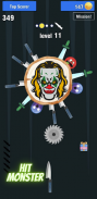 Knife play hit aim game screenshot 3