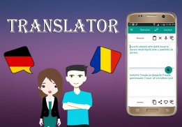 Deutsch-Rumänisch-Übersetzer screenshot 0