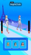 Catwalk girl Beauty runner makeover run game 3d screenshot 0