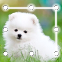 Puppy Dog Pattern Lock Screen Icon