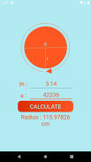 Circle Calculator Pi (Radius) screenshot 5