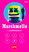 Marshmello DJ Call Video & Chat Sumilator screenshot 0