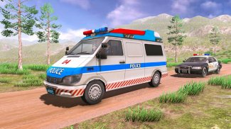 Police Van Car Simulator Drive screenshot 2