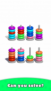 Sort Hoop Stack Color - 3D Color Sort Puzzle screenshot 1