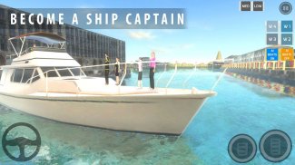 Jet Boat Sim Cruise Ship Drive screenshot 3