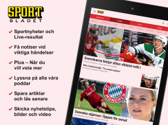 Sportbladet - störst på sport screenshot 1