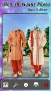 Men Sherwani Photo Suit Editor screenshot 1