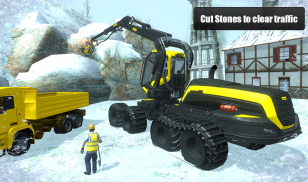 Snow Cutter Excavator Simulator 2020 screenshot 9